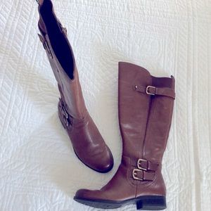 Naturalizer Johanna Tall Leather Boot-Size 4.5